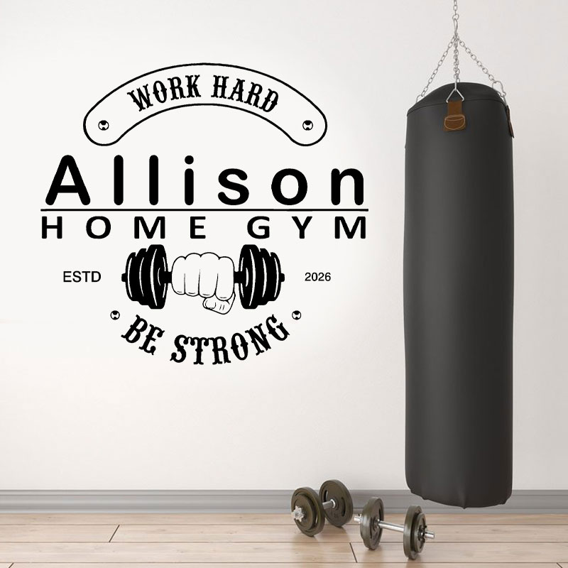 Home Gym Names - Nama yang Dipersonalisasi + Teks +