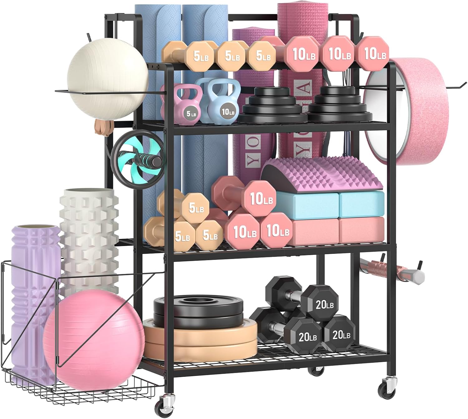 Home Gym Dumbbells - Penyimpanan Peralatan Gym Rumahan, Tanpa Spesifikasi
