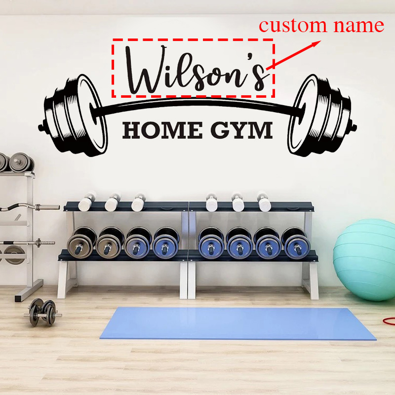 Home Gym Names - Decal Dinding Nama Gym Rumah Personal