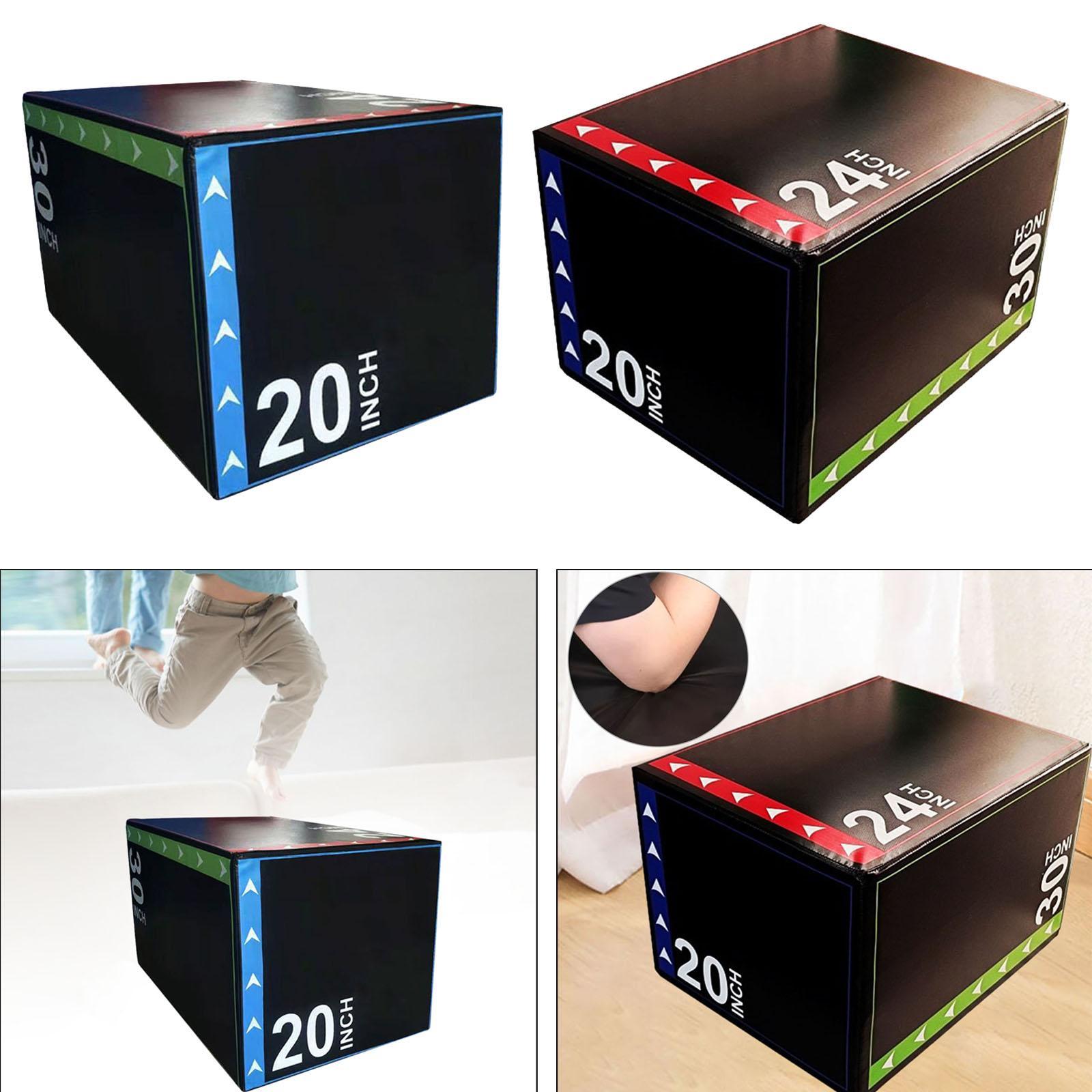 Home Gym Equipment Set - Kotak Lompat Plyometric 3-in-1 untuk Latihan