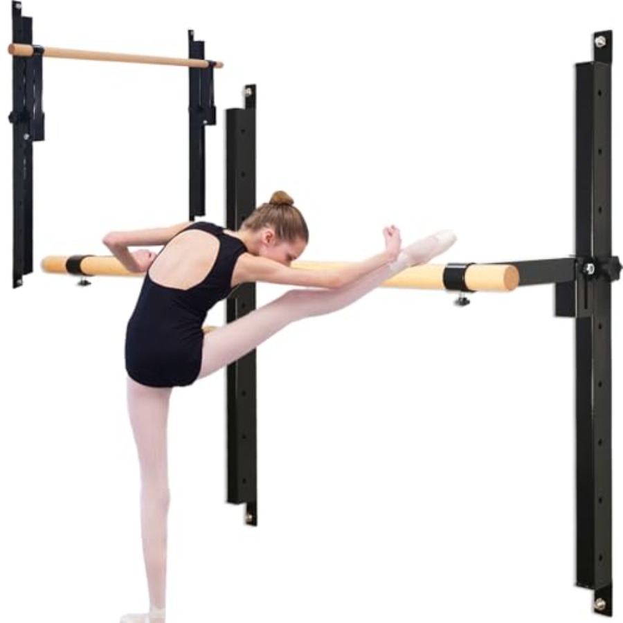 Home Gym Foldable - Barre Balet Dinding yang Dapat Disesuaikan