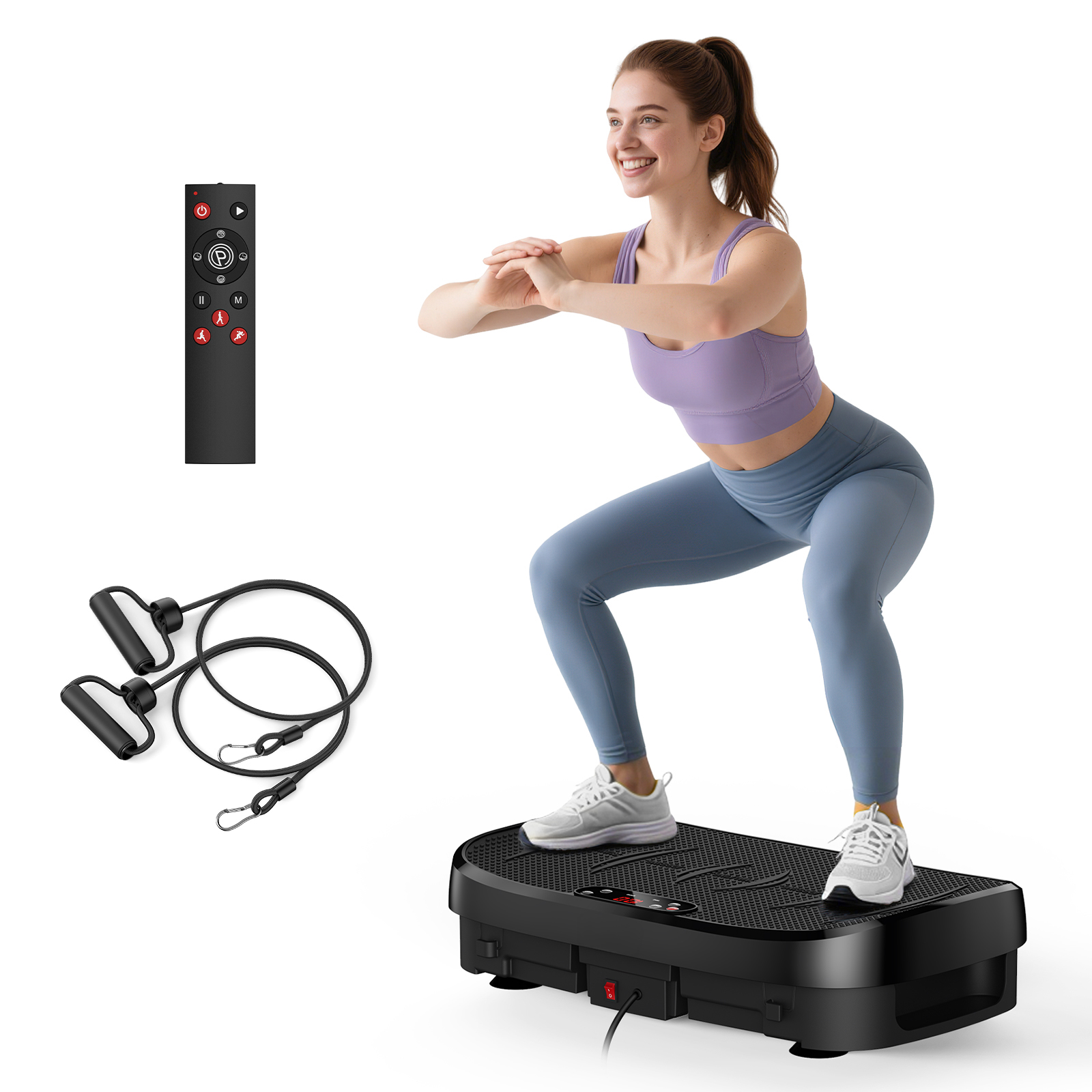 Home Gym Hyrox - Papan Getar Pembakar Lemak Platform Kebugaran