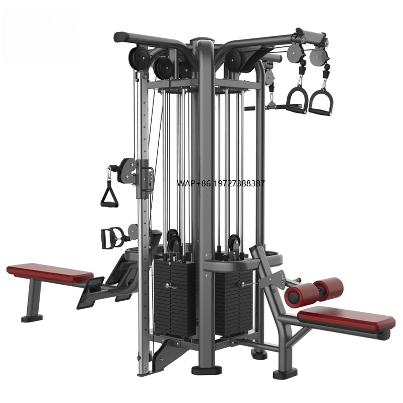 Home Gym Multifunctional - Peralatan Latihan Kekuatan Baja Multifungsi Multi-stasiun
