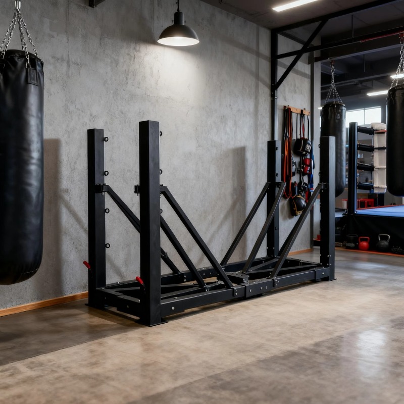 Home Gym Foldable - Set Ring Tinju Lipat Kecil, Peralatan