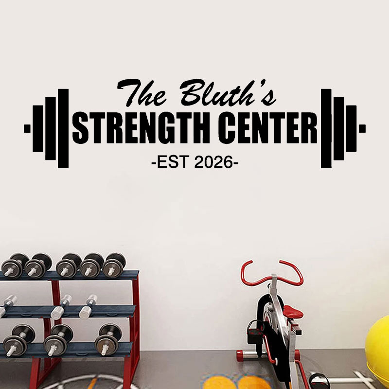 Home Gym Names - Stiker Nama Gym Rumah Kustom yang