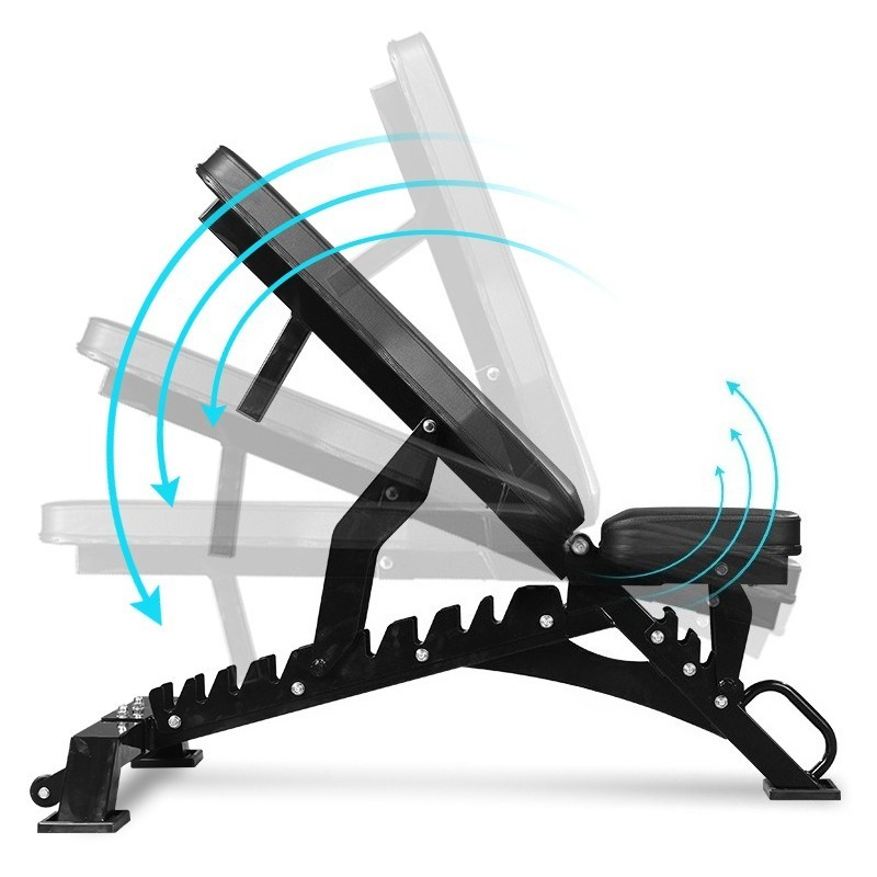 Home Gym Foldable - Bangku Dumbbell Logam Komersial yang Dapat