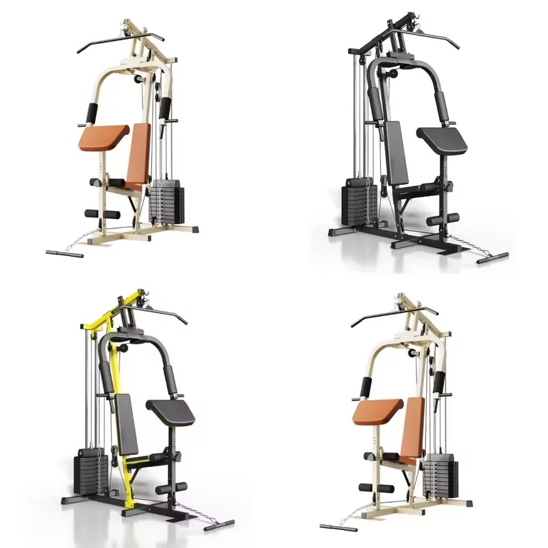 Home Gym Rack With Cables - Rak Kekuatan Multifungsi Satu Stasiun Mesin