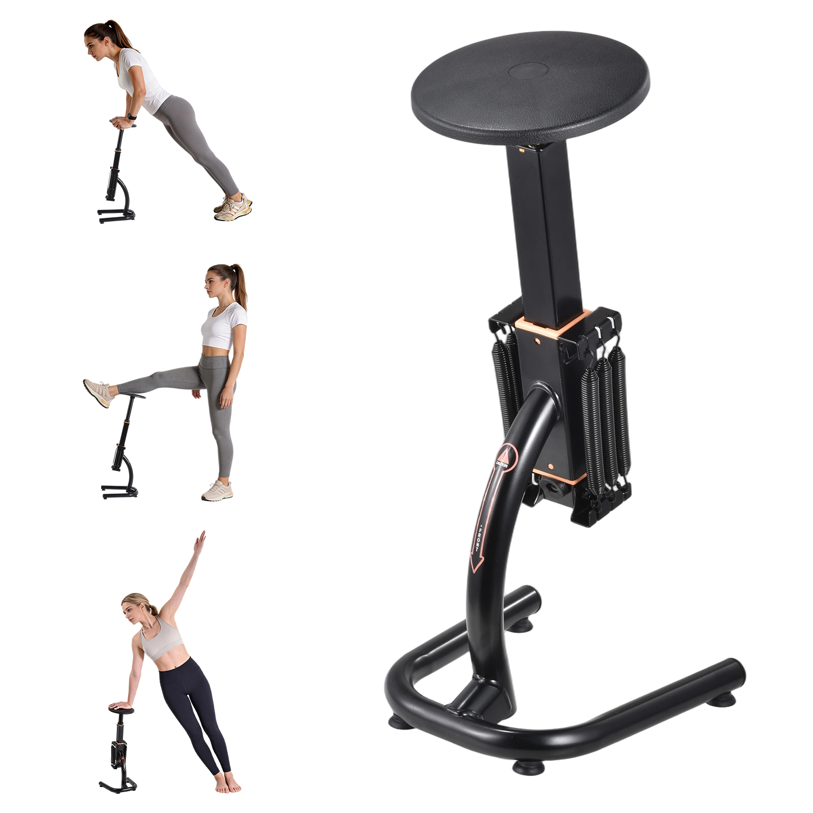 Home Gym Hamstring Exercises - Mesin Squat Berbantuan dengan Pengatur Ketinggian,