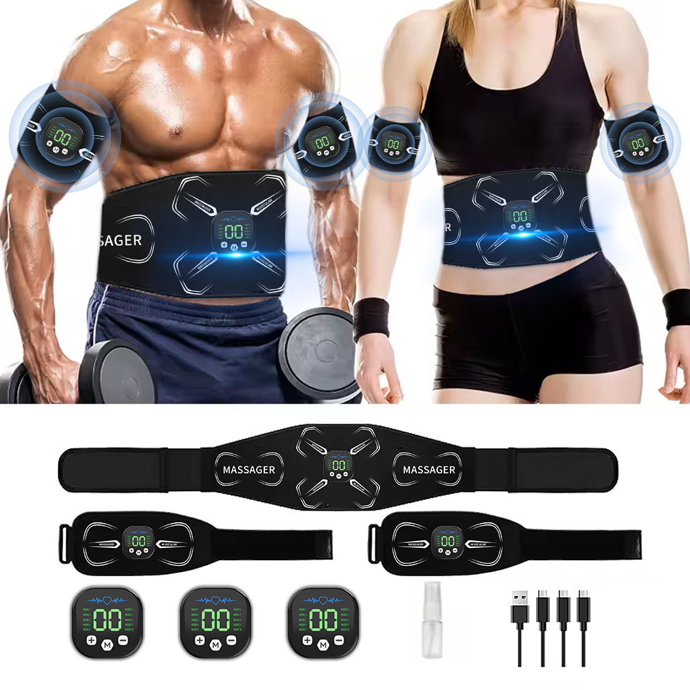 Home Gym Hyrox - EMS Stimulator Otot Pelatih Perut Abs