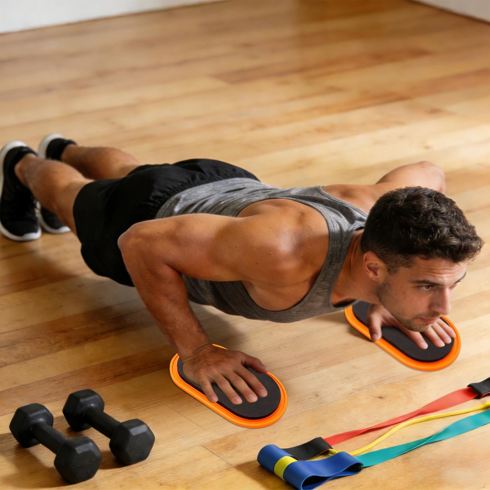 Home Gym Daily Routine - Slider Olahraga Bentuk Oval Peralatan Geser