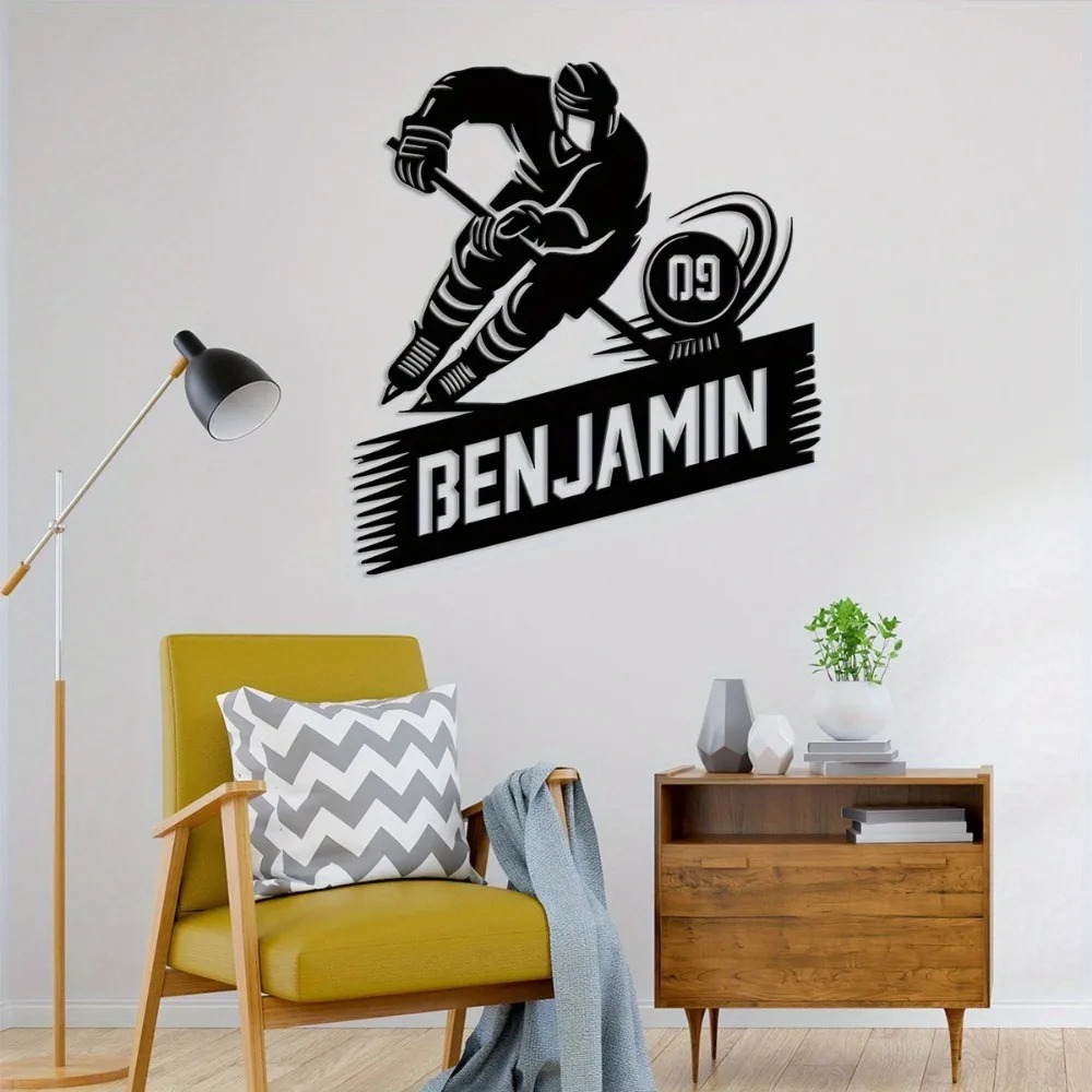 1 buah Plakat Logam Siluet Pem - Home Gym Names ulasan dan harga