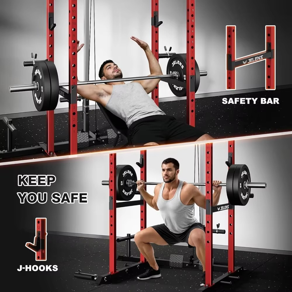 Rak Multifungsi S21 Power Cage - Home Gym Equipment Set ulasan dan harga