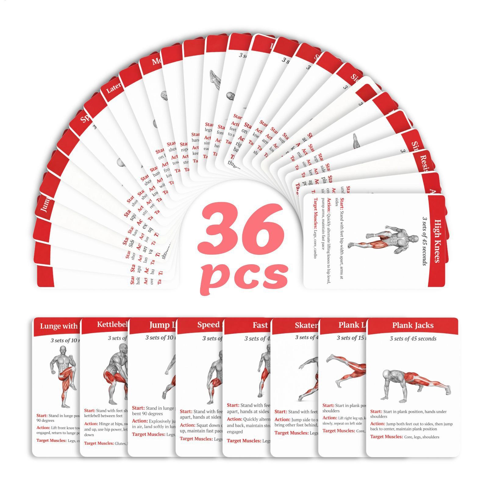 Kartu Latihan Olahraga 36pcs P - Home Gym Equipment Set ulasan dan harga