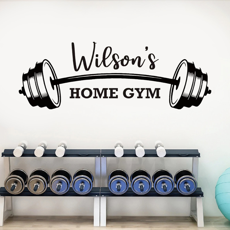 Decal Dinding Nama Gym Rumah P - Home Gym Names ulasan dan harga