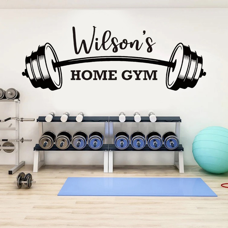 Decal Dinding Nama Gym Rumah P - Home Gym Names ulasan dan harga