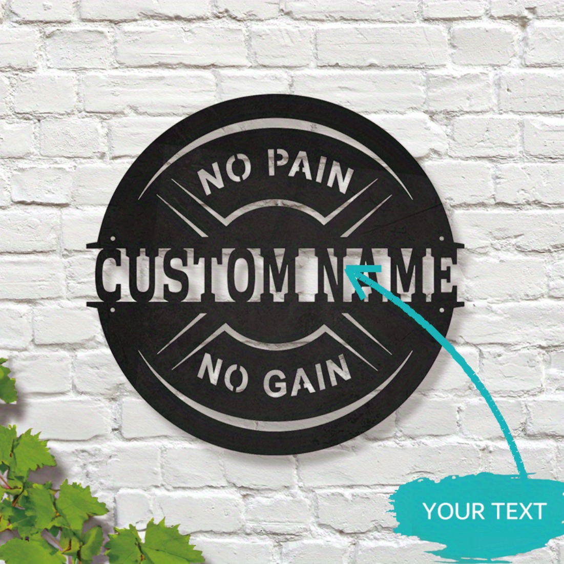 Seni Dinding Logam Antik yang  - Home Gym Names ulasan dan harga