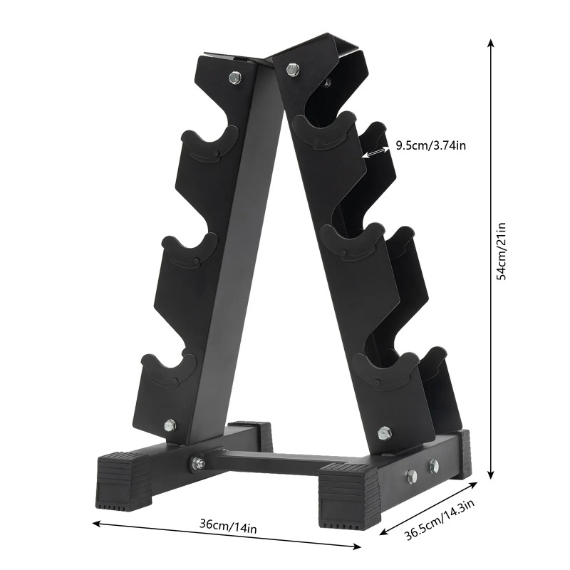 Rak Dumbbell Logam untuk Perle - Home Gym Organization ulasan dan harga