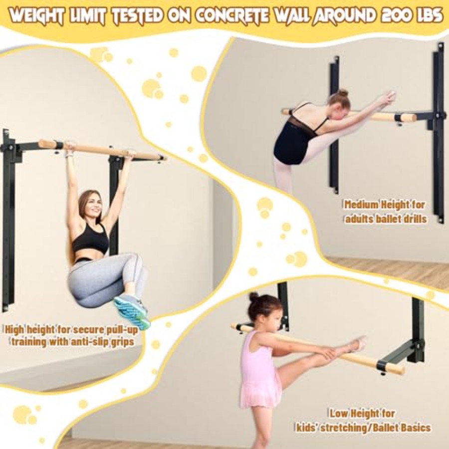 Barre Balet Dinding yang Dapat - Home Gym Foldable ulasan dan harga