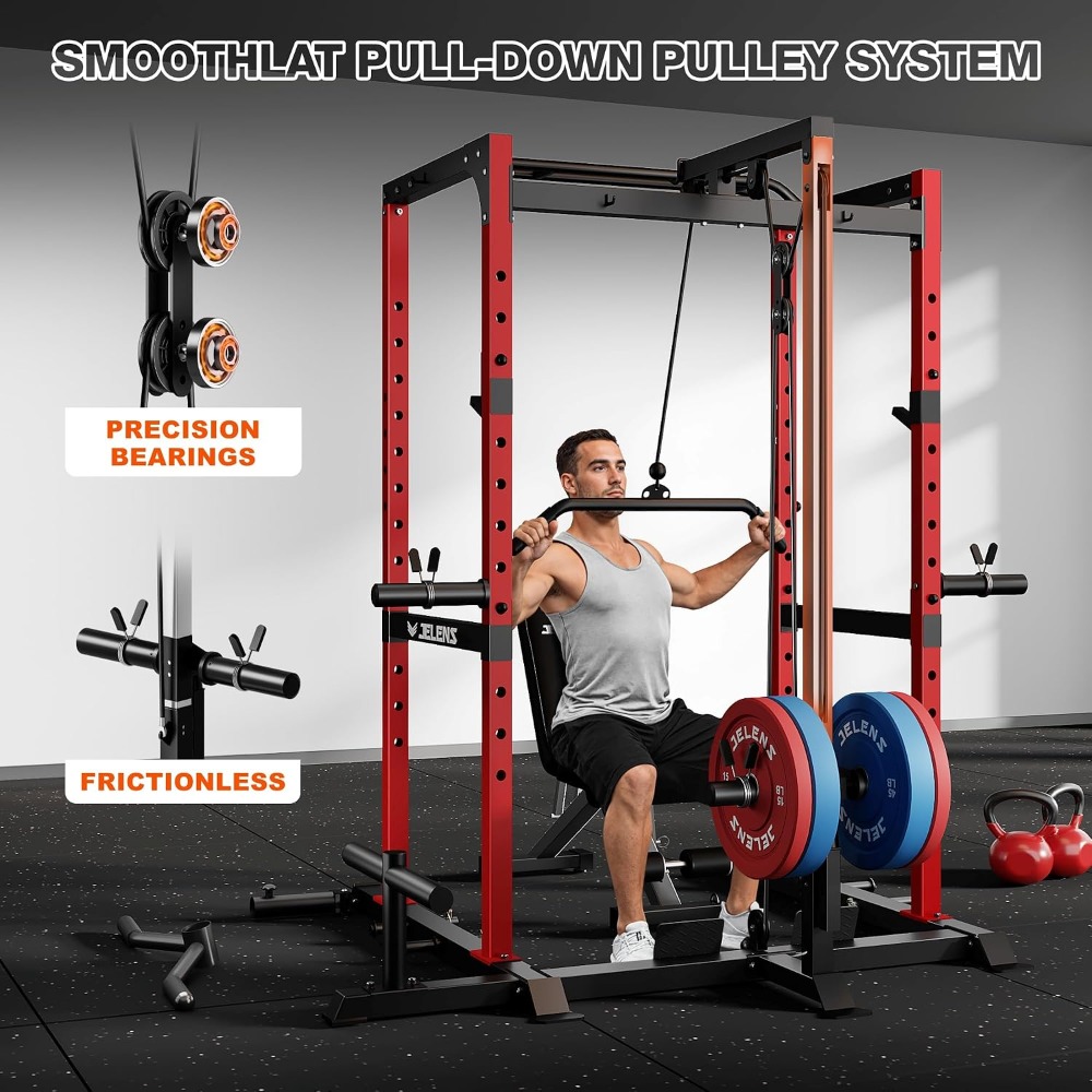 Rak Power Cage Multifungsi 200 - Home Gym Rack With Cables ulasan dan harga