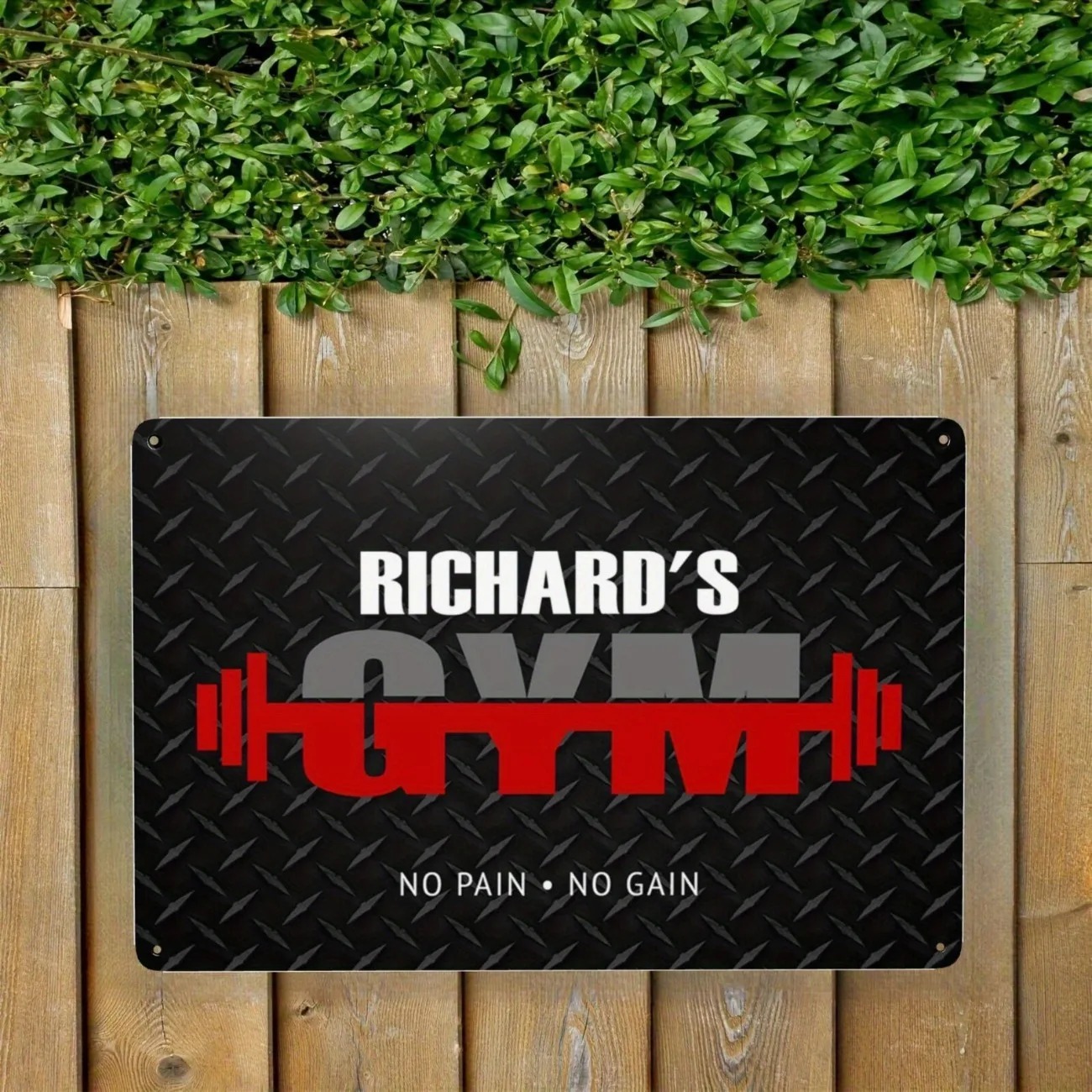 Papan Nama Logam Kustom untuk  - Home Gym Names ulasan dan harga