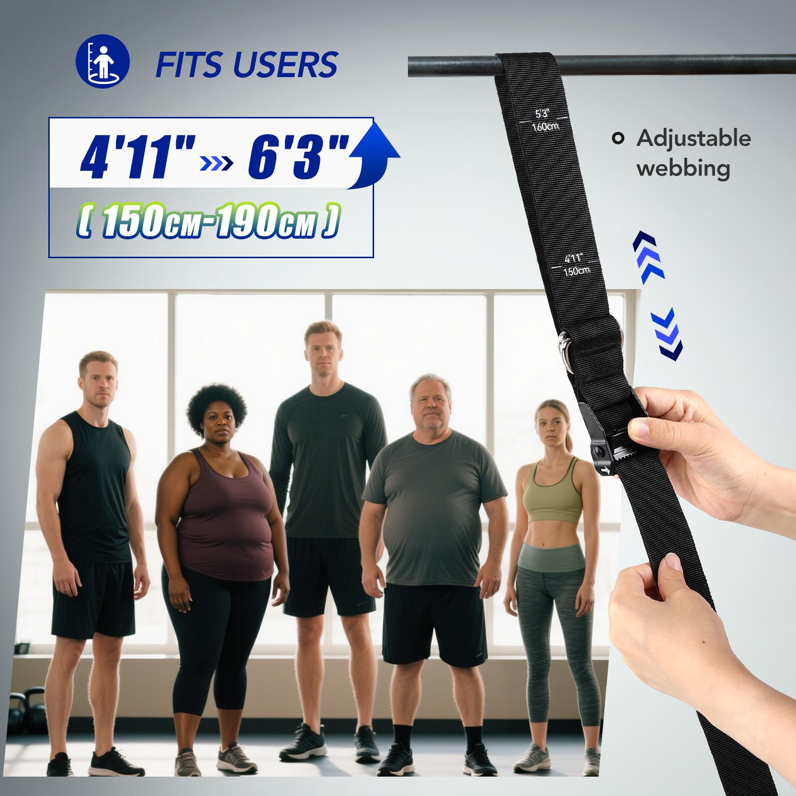 Set Tali Bantu Pull Up Heavy D - Home Gym Hyrox ulasan dan harga