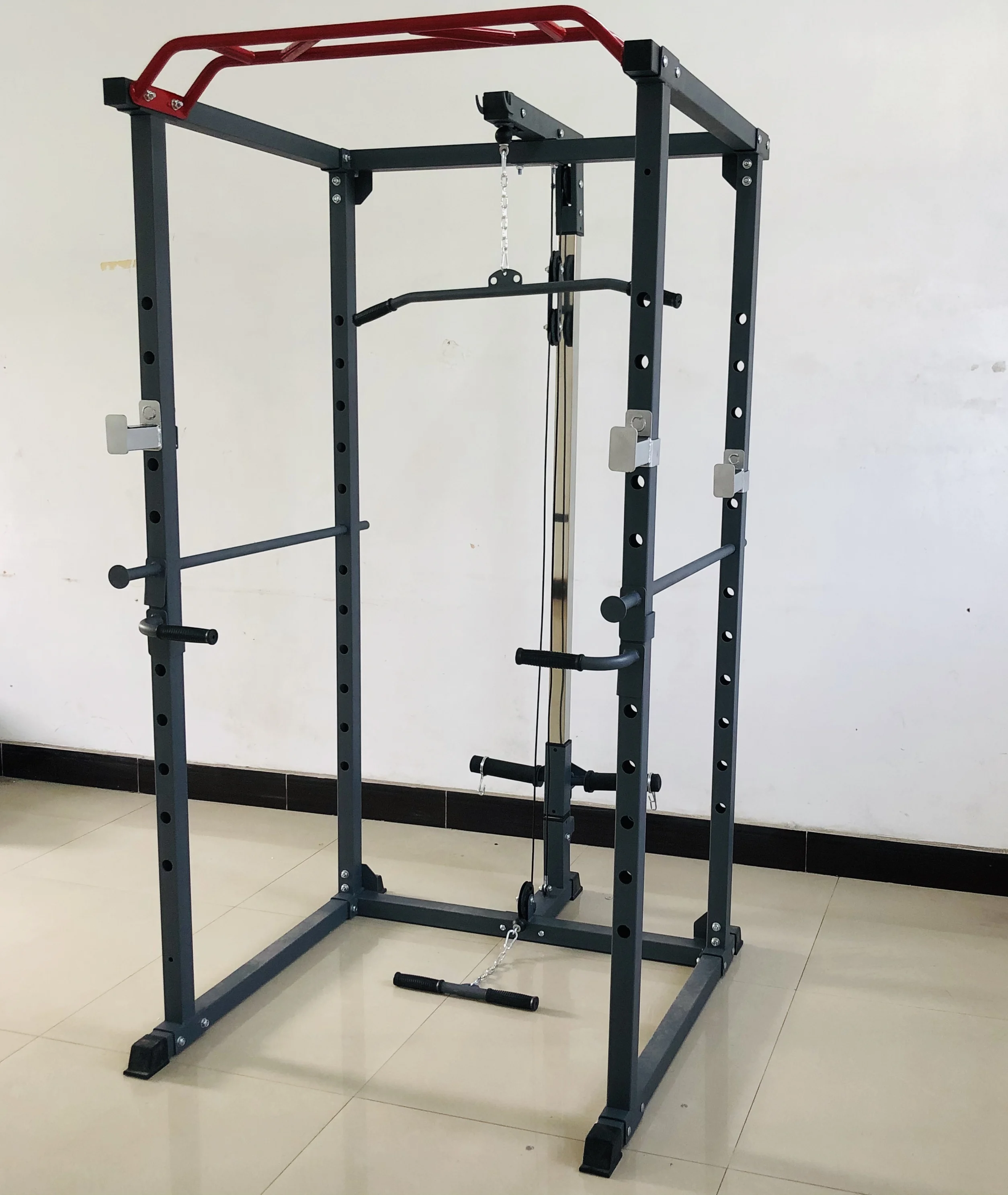 Rak Squat Multifungsi Grosir P - Home Gym Rack With Cables ulasan dan harga