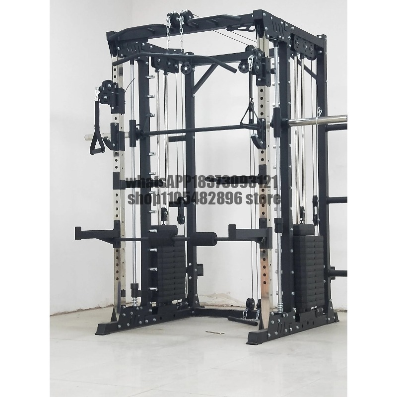 Rak Squat Komersial Multi-Fung - Home Gym Rack With Cables ulasan dan harga