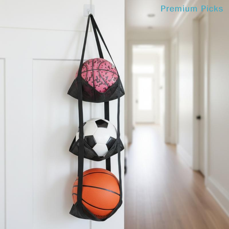 Organizer Penyimpanan Bola Bas - Home Gym Organization ulasan dan harga