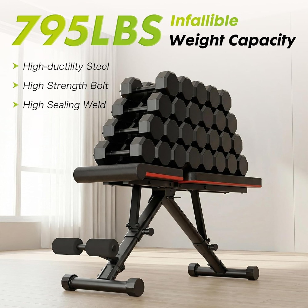 Bangku Angkat Beban yang Dapat - Home Gym Foldable ulasan dan harga
