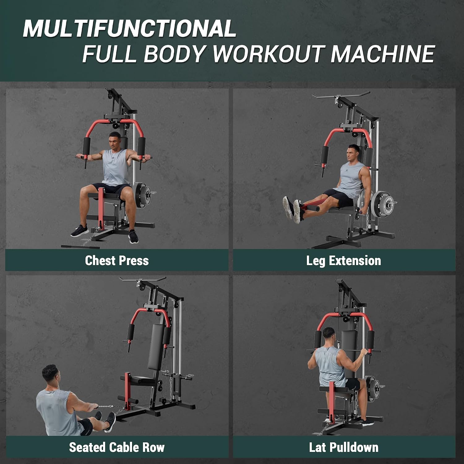 Mesin Gym Rumah untuk Seluruh  - Home Gym Lat Pulldown ulasan dan harga