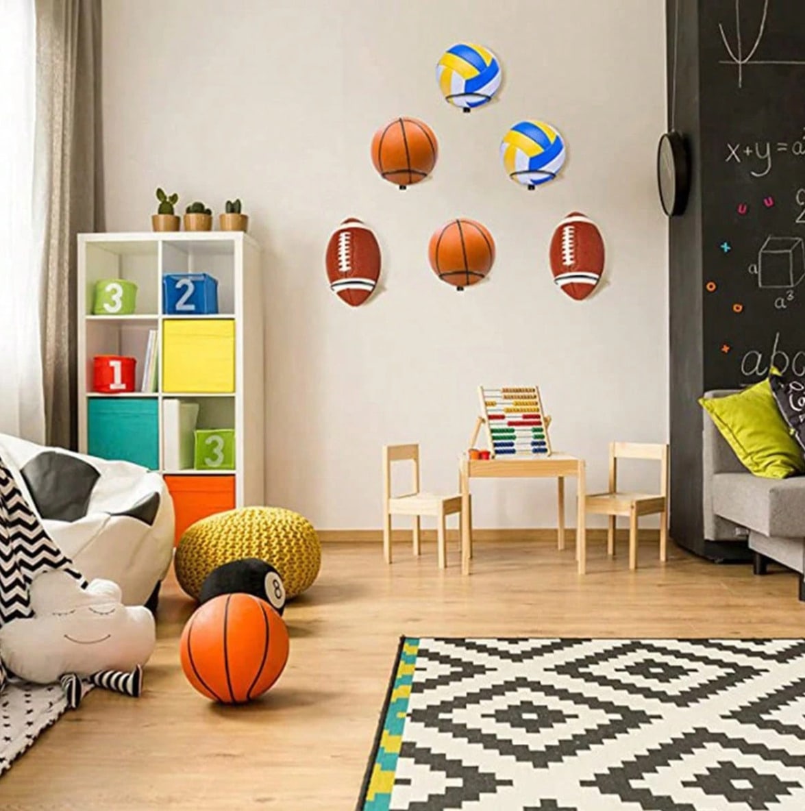 Rak Pajangan Bola Basket yang  - Home Gym Organization ulasan dan harga