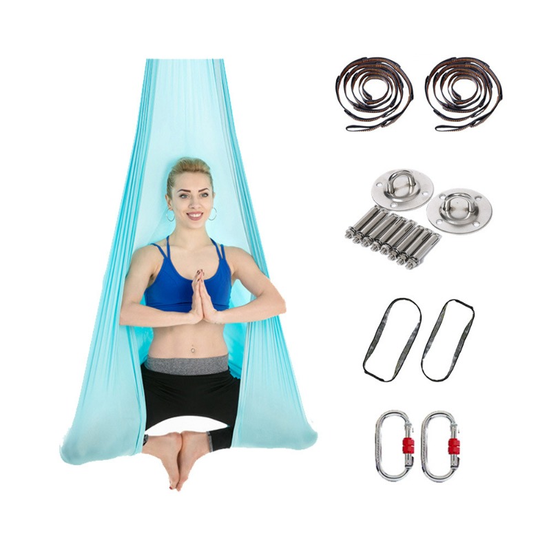 Set Hammock Yoga Udara 5 X 2.8 - Home Gym Equipment Set ulasan dan harga