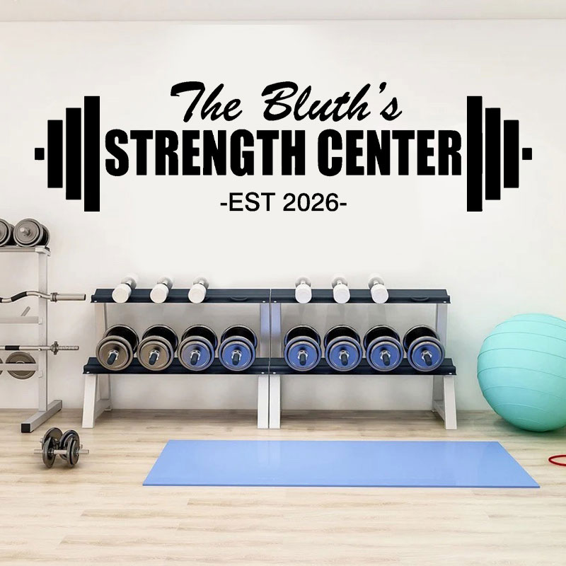 Stiker Nama Gym Rumah Kustom y - Home Gym Names ulasan dan harga