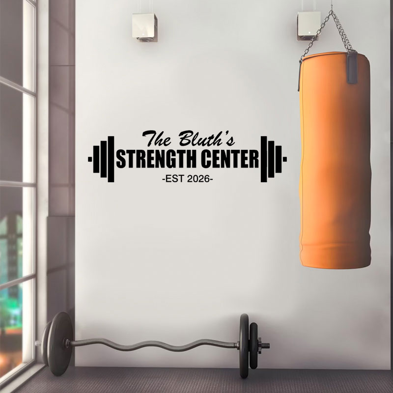 Stiker Nama Gym Rumah Kustom y - Home Gym Names ulasan dan harga