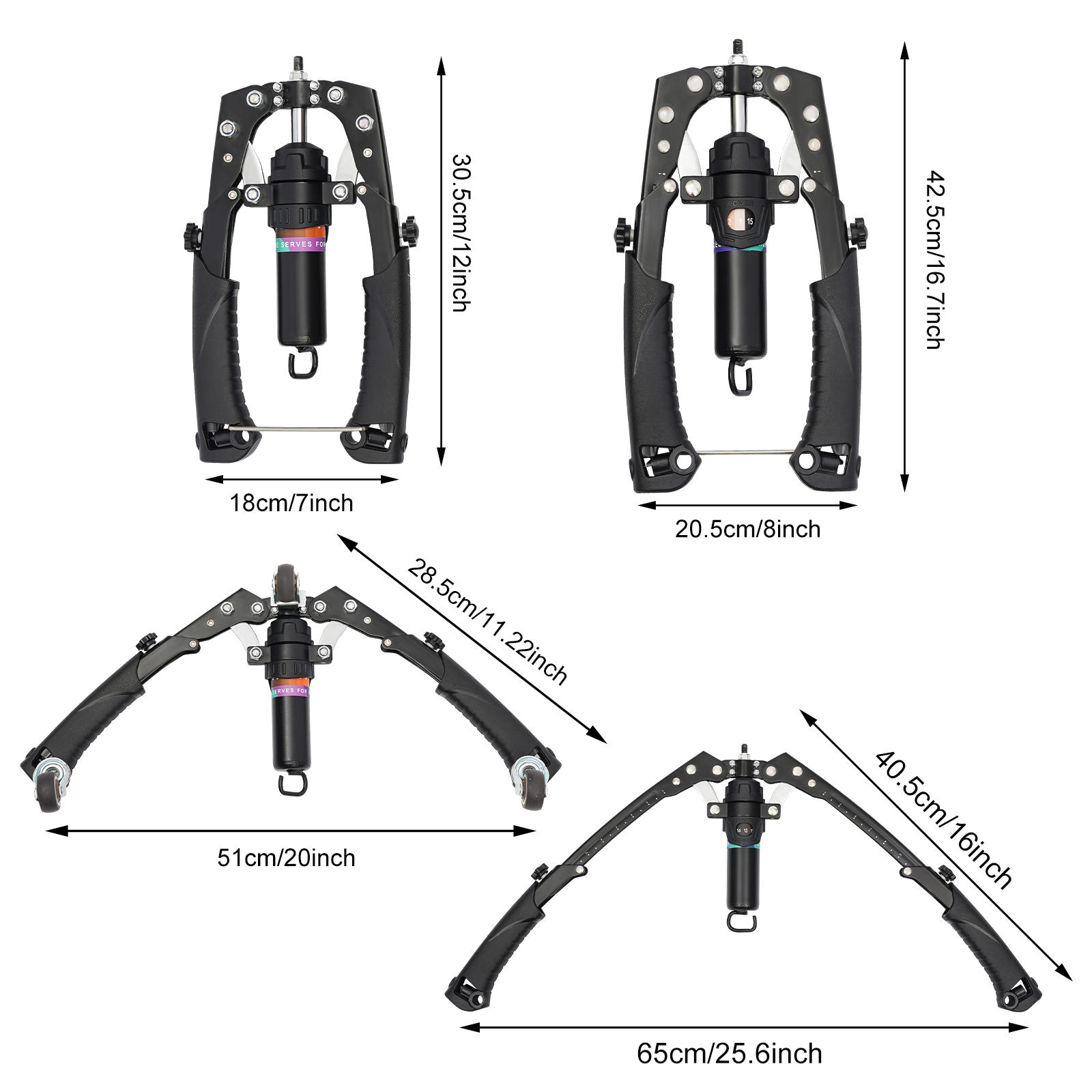 Alat Peregangan Hidrolik Hitam - Home Gym Upper Body Workout ulasan dan harga