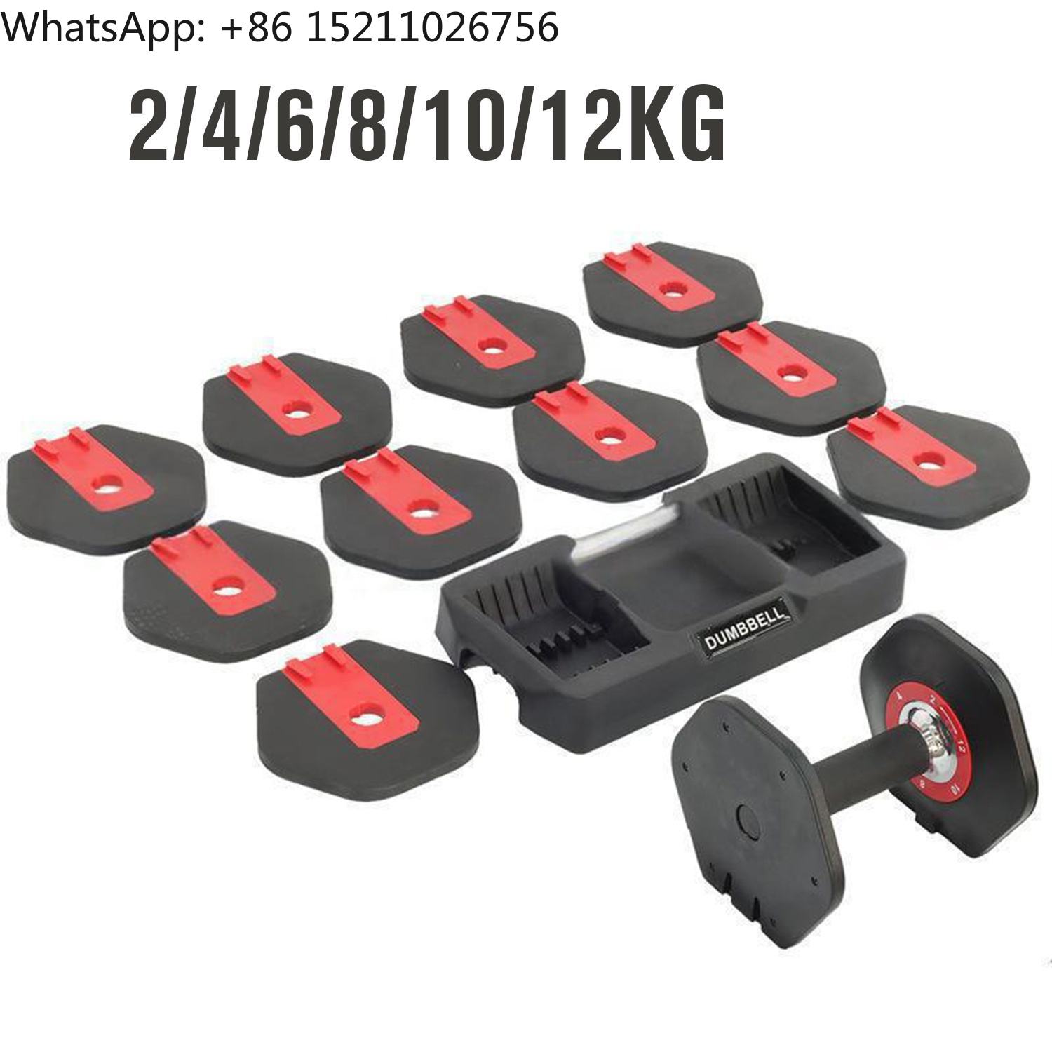 Set Dumbbell Adjustable 2kg 4k - Home Gym Equipment Set ulasan dan harga