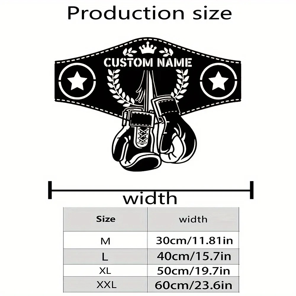 1pc 2D Flat Custom Boxing Glov - Home Gym Names ulasan dan harga