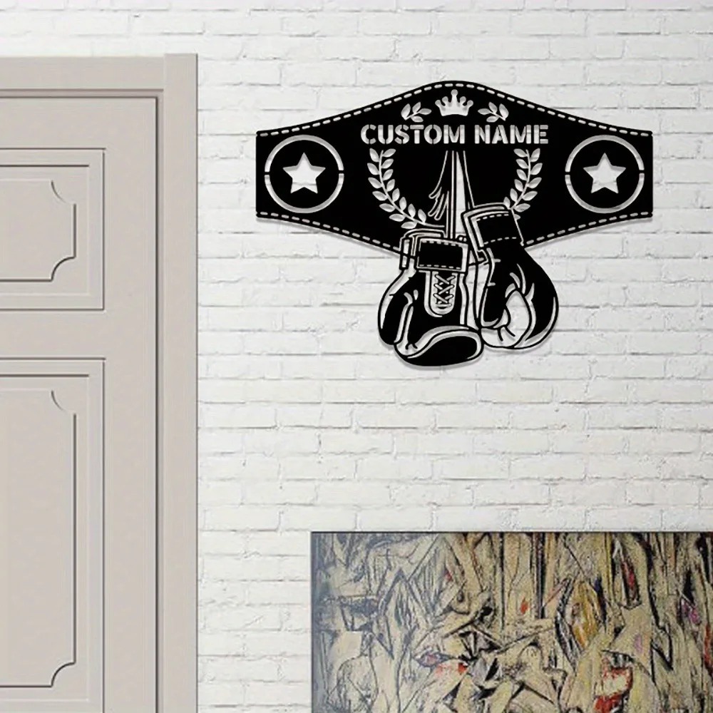 1pc 2D Flat Custom Boxing Glov - Home Gym Names ulasan dan harga