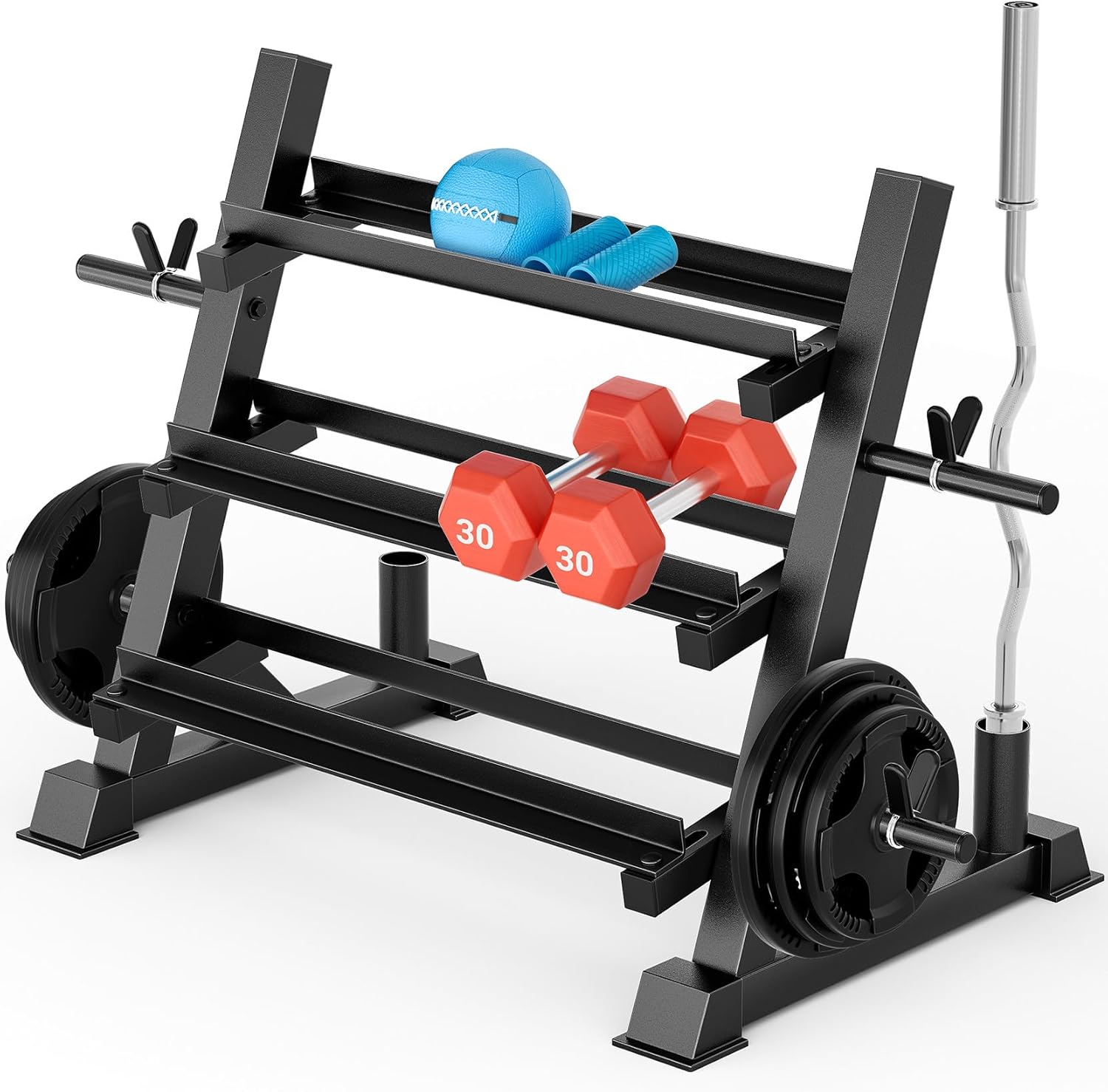 Rak Dumbbell 3 Tingkat, Dapat  - Home Gym Dumbbells ulasan dan harga