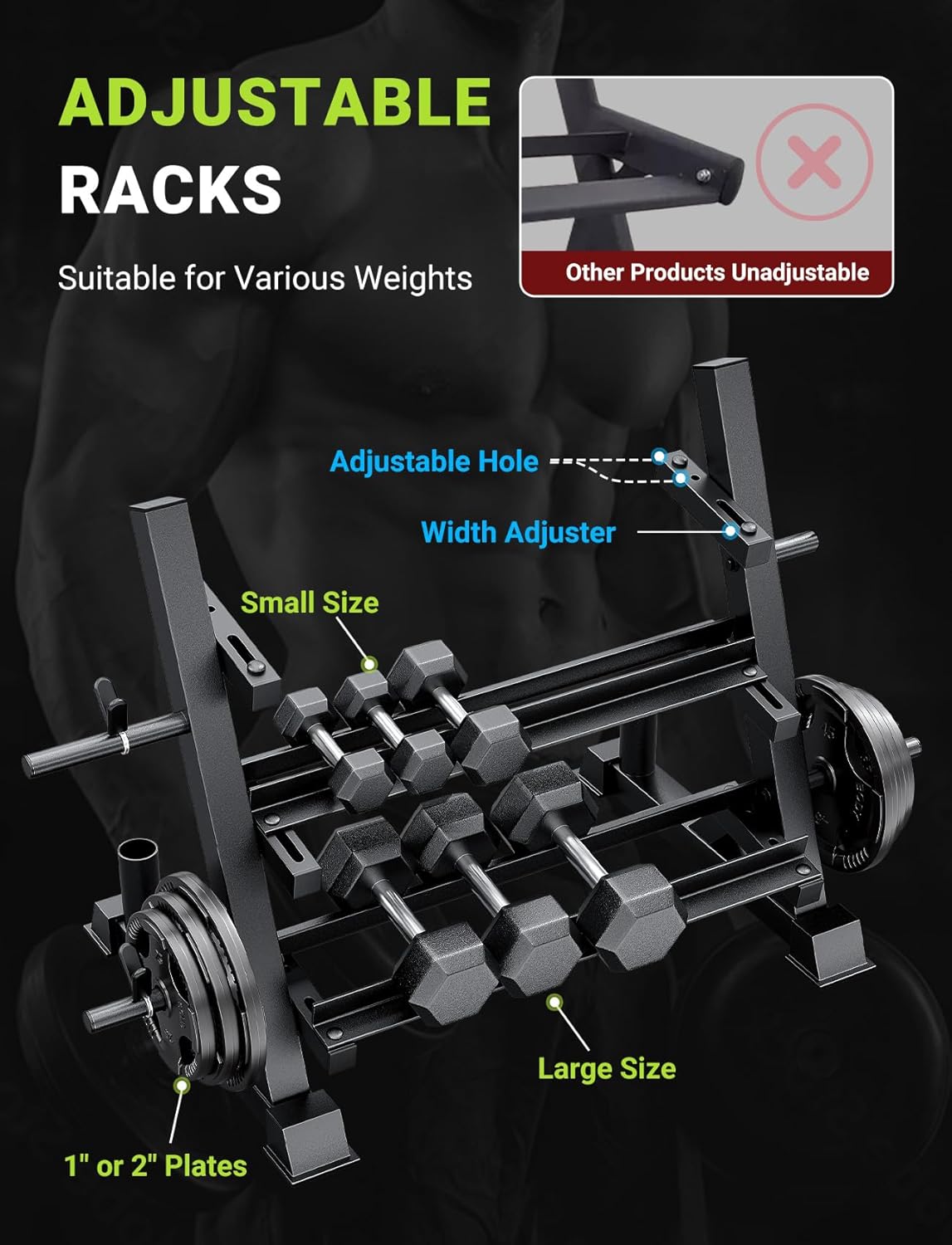 Rak Dumbbell 3 Tingkat, Dapat  - Home Gym Dumbbells ulasan dan harga