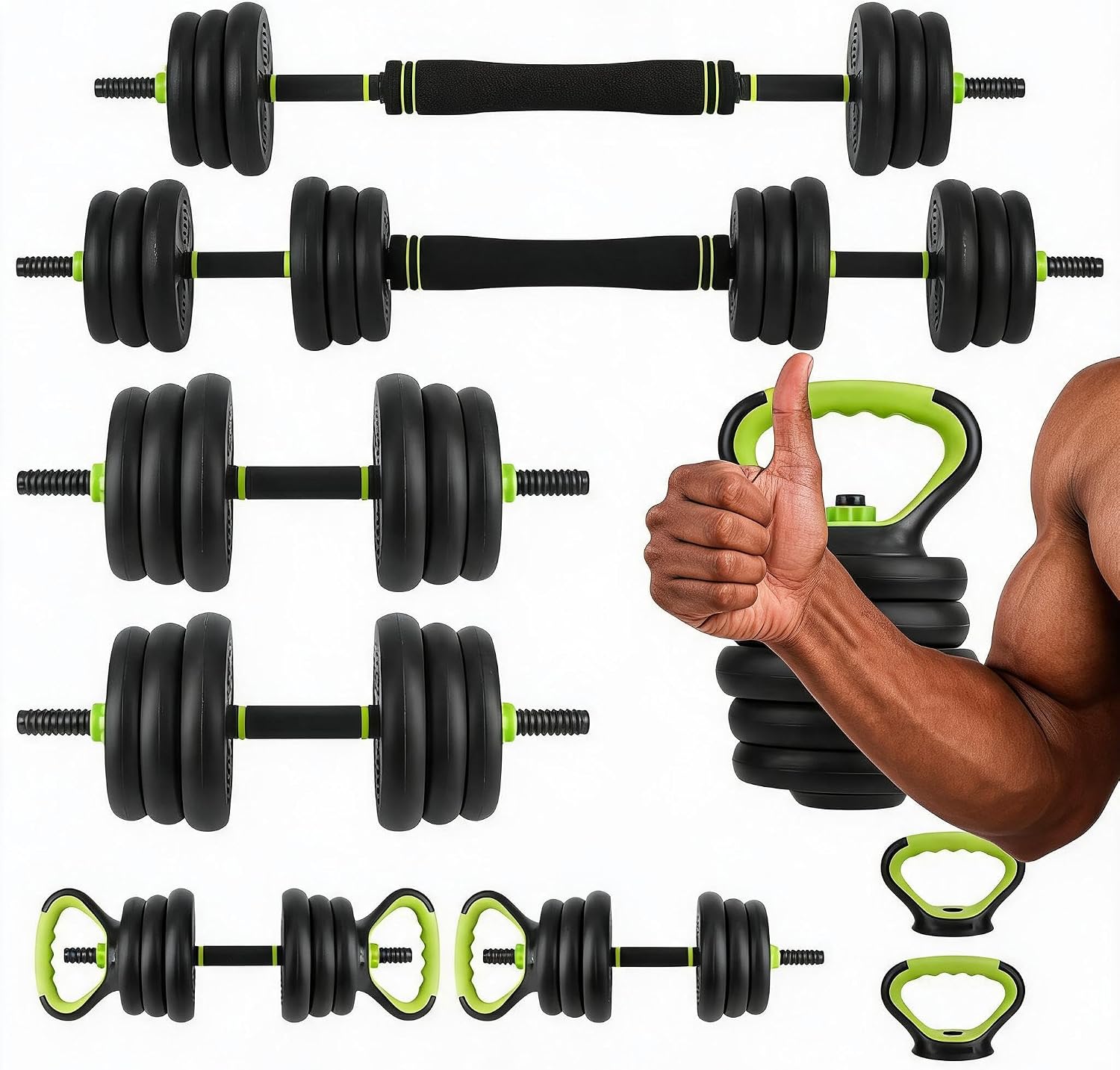Set Dumbbell 4 in 1 yang Dapat - Home Gym Equipment Set ulasan dan harga