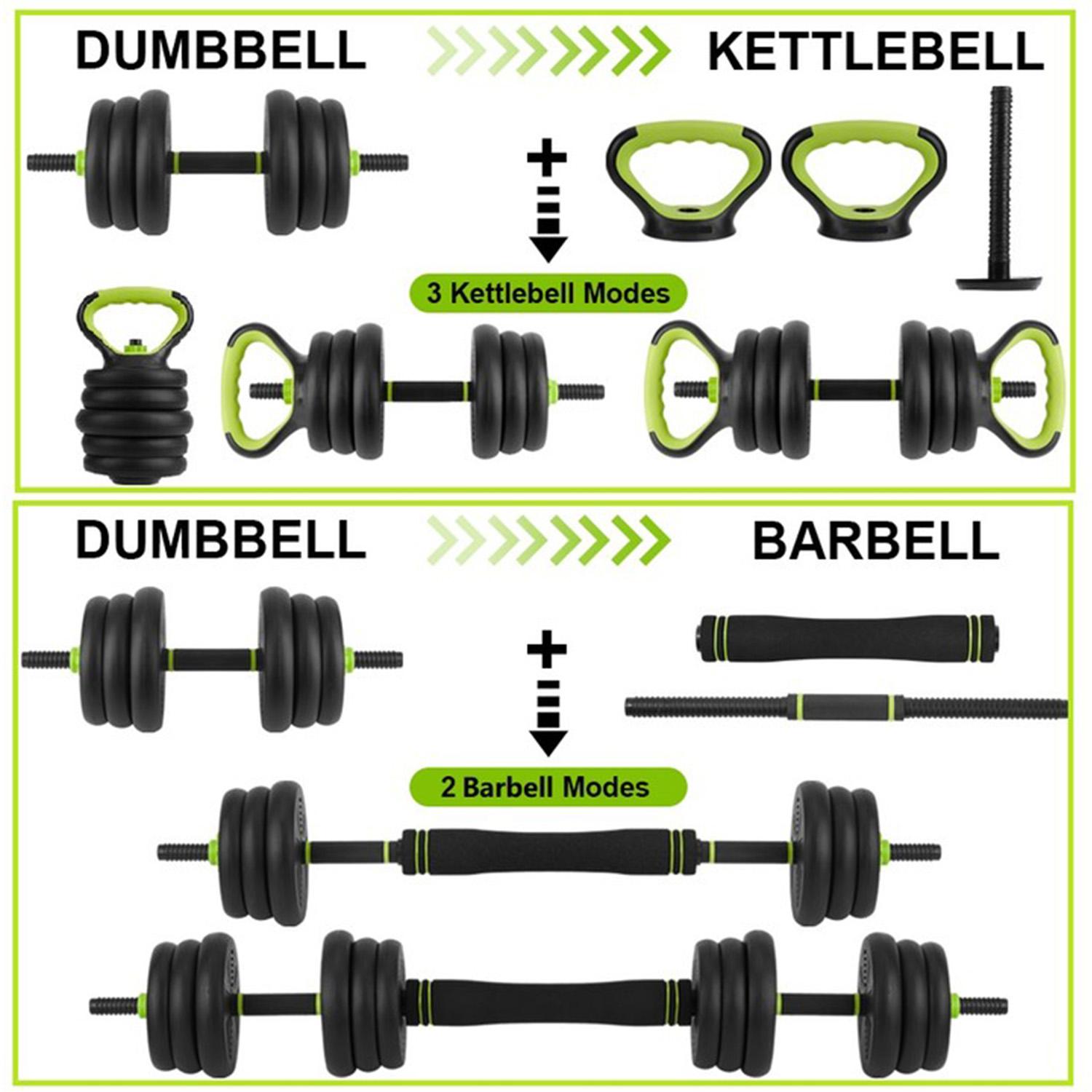 Set Dumbbell 4 in 1 yang Dapat - Home Gym Equipment Set ulasan dan harga