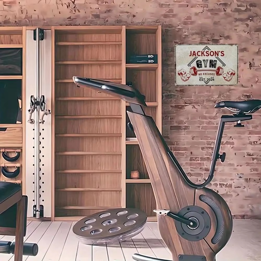 Papan Nama Gym Vintage Kustom  - Home Gym Names ulasan dan harga