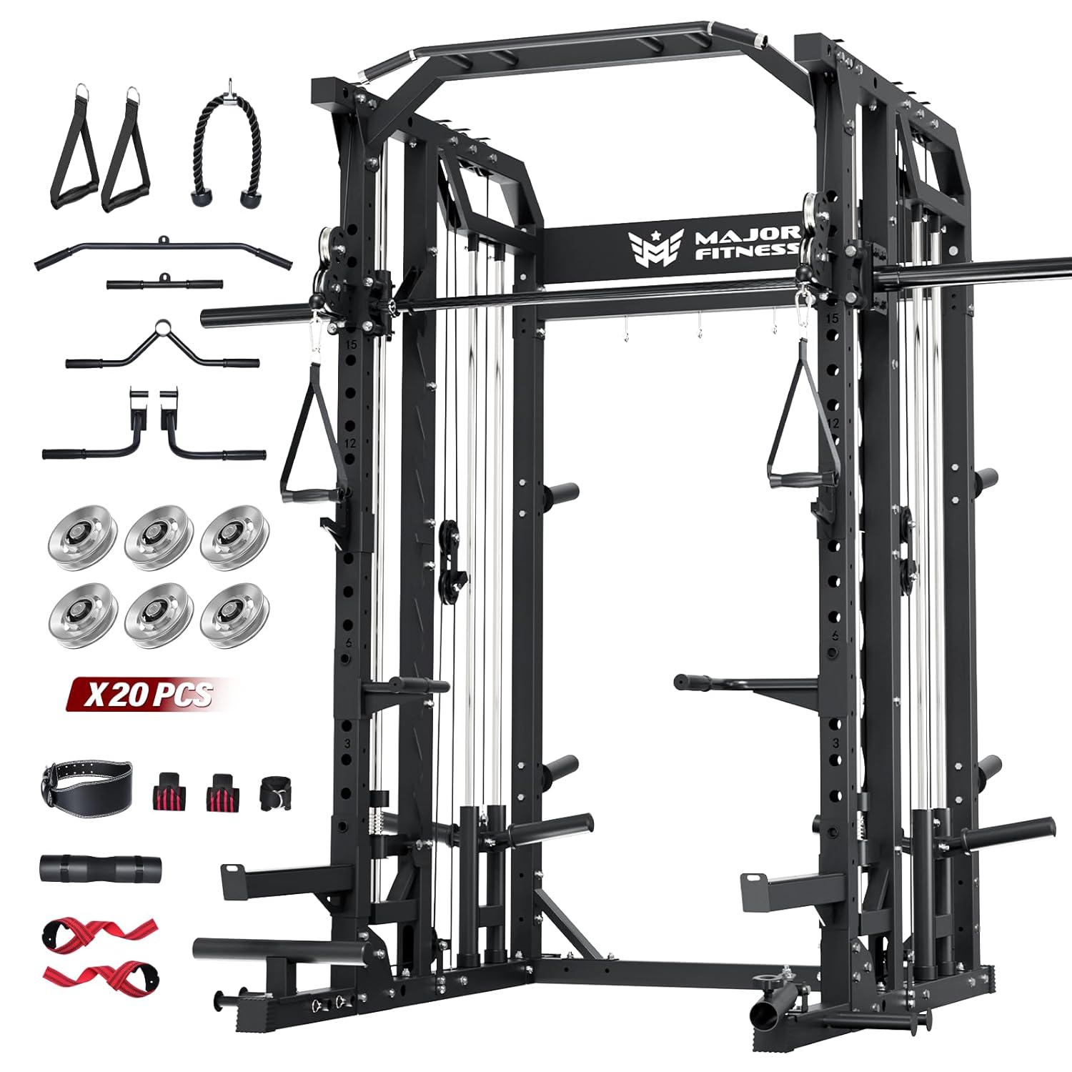 Smith Machine Home Gym Squat R - Home Gym Lat Pulldown ulasan dan harga
