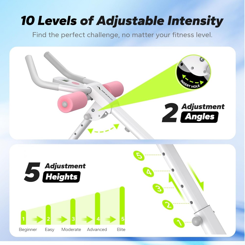 Mesin Pelatih Otot Perut yang  - Home Gym Foldable ulasan dan harga