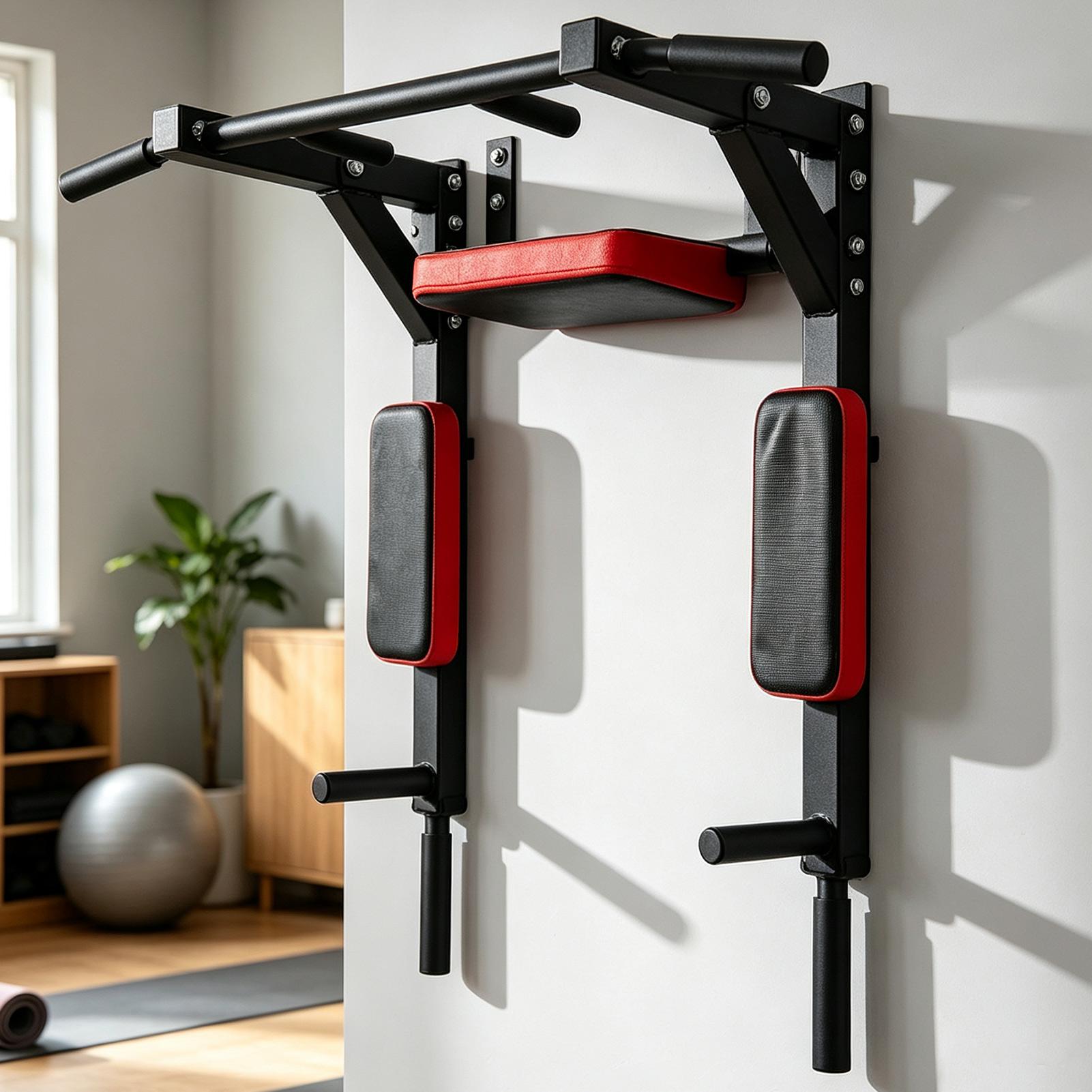 Pull Up Bar Dinding Terpasang  - Home Gym Upper Body Workout ulasan dan harga