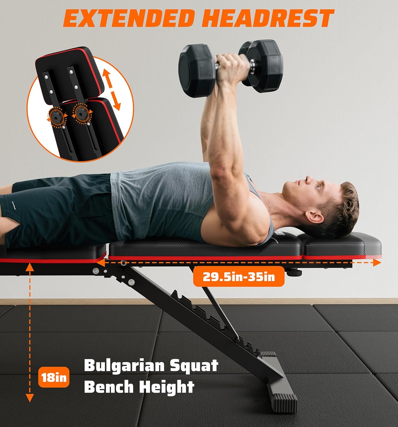 Bangku Angkat Beban Lipat untu - Home Gym Foldable ulasan dan harga