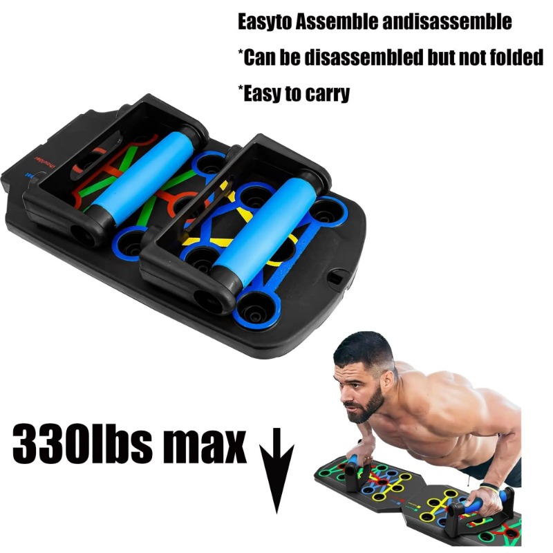 Papan Push Up Lipat dengan Tal - Home Gym Hyrox ulasan dan harga