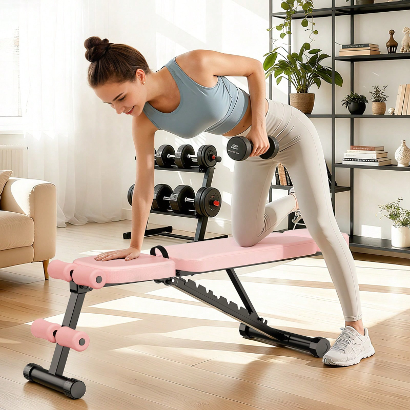 Bangku Angkat Beban 9 Posisi y - Home Gym Foldable ulasan dan harga
